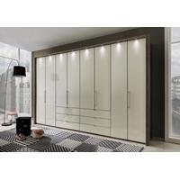 wiemann loft bi fold panorama door functional wardrobe with glass fron ...