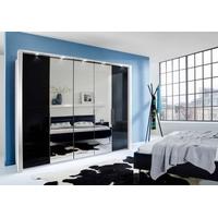 wiemann loft bi fold panorama door wardrobe with glass front