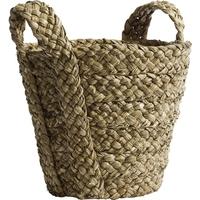 wickerwork basket with handles set of 3