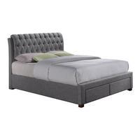 Windsor Double 2 Drawer Bed Frame, Grey, Choose Set