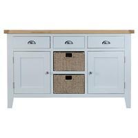 Winchester Large Sideboard, Grey/Oak