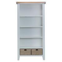 Winchester Large Bookcase, Grey/Oak