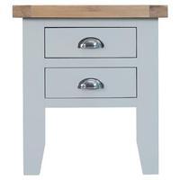 Winchester Side Table, Grey/Oak