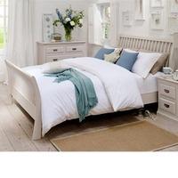 willis gambier maine high footend 4ft 6 double wooden bedstead