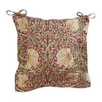 william morris oxford seat pad cotton