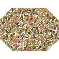 william morris quilted placemat cotton