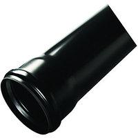 Wickes Soil Pipe Single Socket 3m Black