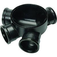 Wickes 230 mm Black Drain Shallow Access Chamber Base