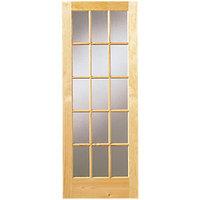 Wickes Whitby Internal Glazed Door Pine 15 Lite 1981x686mm