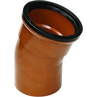 wickes 110mm terracotta drain 20 deg single socket bend