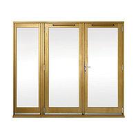 wickes albery pattern 10 solid oak laminate french doors 6ft with 1 si ...