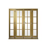 wickes albery georgian bar solid oak laminate french doors 7ft with 2  ...