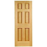 Wickes Ludlow Internal Fire Door Oak Veneer Door 6 Panel 1981x838mm