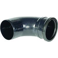 wickes 110mm black soil pipe 925 deg bend