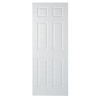 wickes woburn internal moulded door white finished 6 panel 1981x762mm