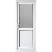 Wickes Tamar Pre-hung Upvc Door 2085 x 840mm Right Hung