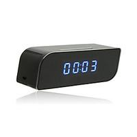 Wireless Mini Wifi IP 720P HD Clock Camera IR Security Network DVR