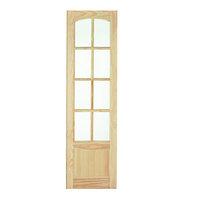 Wickes Newland Internal French Door Panel Clear Pine Glazed 8 Lite 1981 x 591mm