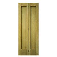 Wickes Oxford Internal Bi-fold Door Oak Veneer 2 Panel 1981x762mm