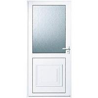 Wickes Tyne Aluminium Door Glazed 1981 x 762mm Left Hand Hung