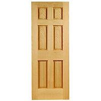 Wickes Ludlow Internal Oak Veneer Door 6 Panel 1981 x 838mm