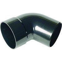 Wickes 110mm Black Soil Bottom Offset Bend