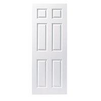 Wickes Woburn Internal Fire Door White Smooth Moulded 6 Panel 1981x762mm