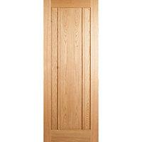 Wickes York Internal Fire Door Oak Veneer 3 Panel 1981x686mm