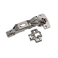 Wickes 165 Degree Clip On Cabinet Soft Close Hinge Nickel Plated 35mm 2 Pack