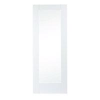 wickes winrow internal softwood door white glazed primed 1 panel 1981  ...