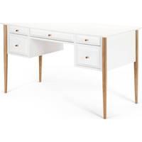 Willow Desk, Oak and White