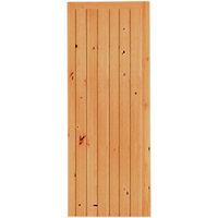 Wickes Keswick Internal Cottage Softwood Door Knotty Pine Ledged & Braced 6 Panel 1981 x 838mm