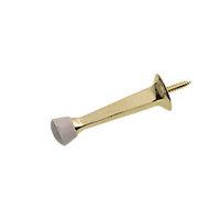 wickes solid door stop brass plated