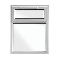 wickes upvc a rated casement window white 1190 x 1010mm top hung