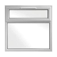 wickes upvc a rated casement window white 1190 x 1160mm top hung