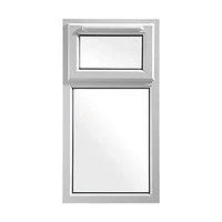 wickes upvc a rated casement window white 610 x 1160mm top hung