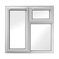 wickes upvc a rated casement window white 1190 x 1010mm lh side hung t ...