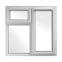 Wickes Upvc A Rated Casement Window White 1190 x 1160mm Rh Side Hung & Top Hung