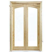 Wickes Newland Internal French Doors Glazed 2 Lite 2007 x 1218mm