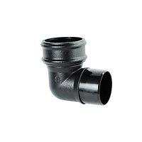 Wickes Black Cast Iron Effect Downpipe 92.5 Deg Bend