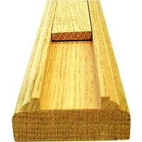 Wickes Solid Oak Baserail For 32mm Spindles 2400mm