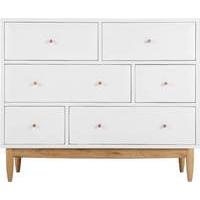 Willow Chest of Drawers, Oak and White