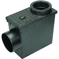 Wickes 110mm Black Drain Rainwater Gully