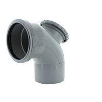 Wickes 110mm Grey Soil Pipe 90 Deg Access Bend