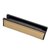 Wickes Universal Letter Box Brass Plated 20-80mm