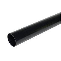 Wickes Soil Pipe Single Socket 1m Black