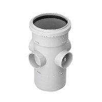 wickes grey 3 socket soil boss pipe