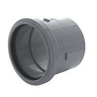 wickes 110mm grey soil pipe single socket connector