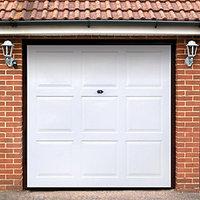 Wickes Georgian Grp Garage Door White 2134 x 2135mm