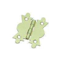 wickes butterfly cabinet hinge electro brass 51mm 2 pack